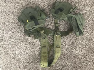 Vintage Army Lce And Pistol Belt.