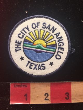 Vintage City Of San Angelo Texas Patch 82j