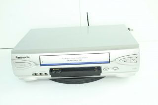 Panasonic Pv - V4523s 4 Head Hi - Fi Video Cassette Recorder No Remote