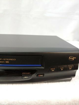 Panasonic PV - V4020 Omnivision 4 Head Hi - Fi Stereo VHS Player w/ Remote - 3