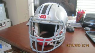 Justin Fields Ohio State Buckeyes Riddell Speed Black Stripe Practice Helmet