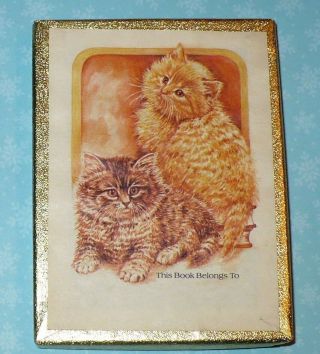 Vintage Antioch Cats Kittens Bookplates - 28 Count Usa Made