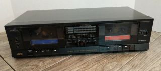 Jvc Td - W20j Stereo Double Cassette Deck High Speed Dubbing Dolby