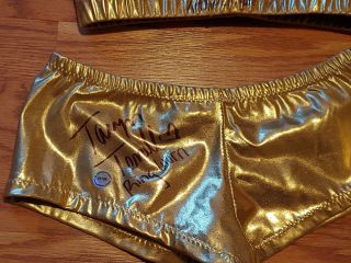 Ring Worn Signed Taryn Terrell Pro Wrestling Outfit TNA WWE FCW Playboy Knockout 2