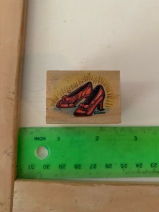 All Night Media Rubber Stamps Ruby Slippers 811d Vintage Old Stock