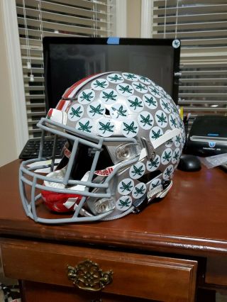 Dwayne Haskins Ohio State Buckeyes Rose Bowl Riddell Speed flex football helmet 2