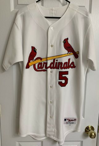 Albert Pujols St Louis Cardinals Jersey Majestic Athletic Authentic Size 44