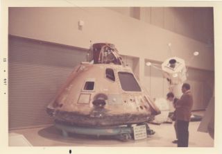 Dc1 Vintage Photo 3x5 - Nasa Space Program Jan.  1969 Apollo 8 Command Module