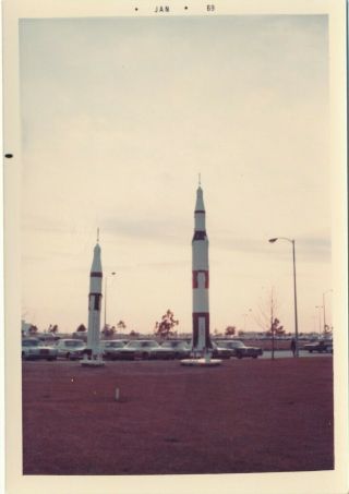 Dc1 Vintage Photo 3x5 - Nasa Space Program Jan.  1969 Saturn V Rockets
