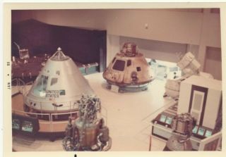 Dc1 Vintage Photo 3x5 - Nasa Space Program Jan.  1969 Apollo 8 Command Modules 1