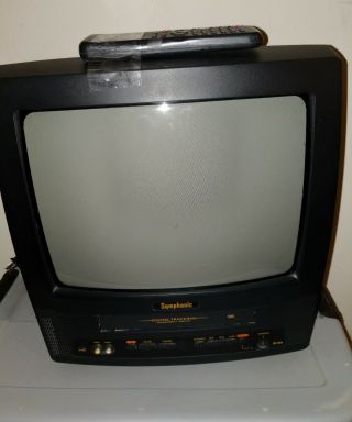 Symphonic Wf0213c Tv / Vcr Combo Player 13 " Television - Gaming