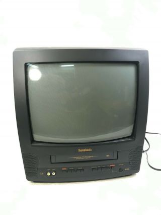 Symphonic Wf0213c Tv / Vcr Combo Player 13 " Television Gaming