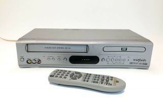Broksonic Dvcr - 810 4 Head Vcr Vhs Dvd Combo Player With Remote