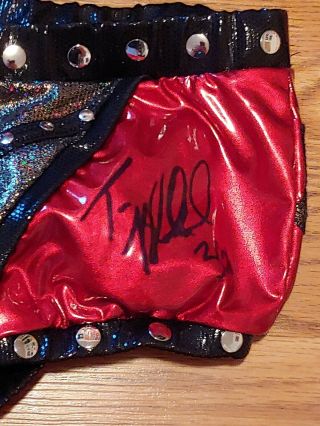 Ring Worn Signed Tessa Blanchard Pro Wrestling Outfit Gear 3G WWE TNA. 2
