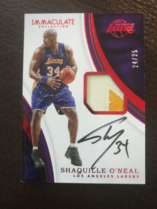 2016 - 17 Immaculate Shaquille Shaq O 