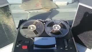 Sony Tc - 230 3 Head Stereo Center Tapecorder Reel To Reel Great Sound