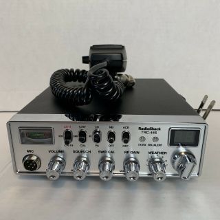 Radio Shack Trc - 466 40 Channel Mobile Cb Radio Transceiver With Talkie