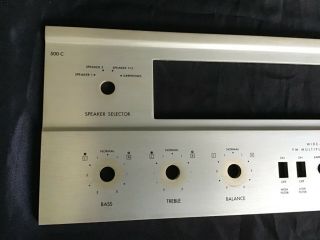 Fisher 500 - C Tube Fm Stereo Receiver Face Plate 500c