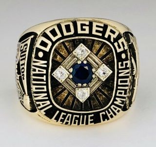 1977 Los Angeles Dodgers ⚾️world Series N.  L.  Champions 14k Championship Ring Mlb
