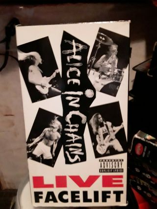 Alice In Chains Facelift Live Vhs Vintage 1991