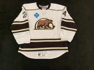 Hershey Bears Game Worn Ahl Authentic Ccm Edge Jersey Nhl Capitals 56