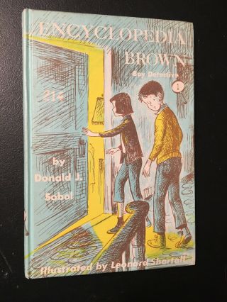 Encyclopedia Brown Boy Detective Vintage Hardcover 1969 Donald Sobol