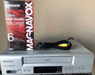 Magnavox Mvr650 4 Head Hi - Fi Vhs/vcr Player Recorder 