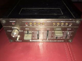 Pioneer Model Ad - 50 Equalizer For Car Stereo