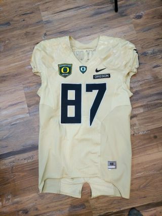 Oregon Ducks Team Issue Football Jersey Spring Game 2012 42 Nike Ncaa Player