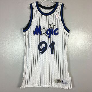 Vintage 90s Orlando Magic Richard Devos Owners Basketball Jersey 91 Size 48,  4