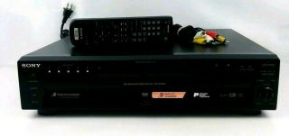 Sony Dvp - Nc655p Dvd/cd Player 5 Disc Carousel Multi Changer With Remote -