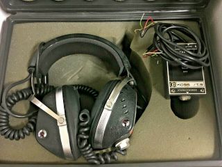 Koss Esp - 6 Electrostatic Stereophones Headphones With Case T.  3 Amp