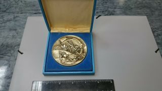 1980 Lake Placid Winter Olympic Official Participation Medal With Origin Box