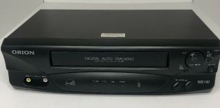 Orion Vr213 Vcr Vhs Player/recorder Great