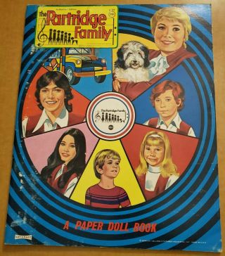 Vintage The Partridge Family Authorized Edition Paper Doll Book Uncut
