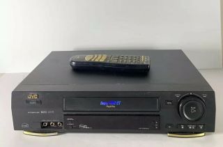 Jvc Hr - S3800u S - Vhs Vhs Video Cassette Recorder Vcr With Remote