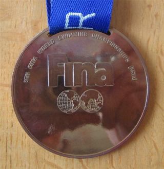 Bronze Winner ' s Medal World Short Course Swimming Championships 2008 Manchester 3