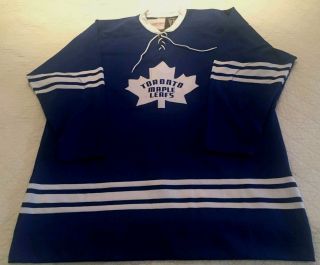 Rare 100 Authentic Pro 56 Mitchell And Ness Toronto Maple Leafs 1967 Jersey