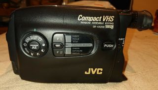 Vintage Jvc Gr - Ax200 Compact Vhs Camcorder Camera,  Case,  Charger Vhs - C