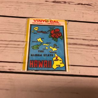 Vintage Nos Souvenir State Sticker - Hawaii - Package