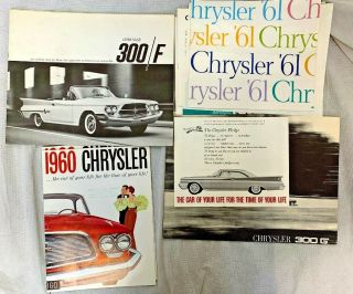 Vintage Chrysler 1961 Catalogs/brochure/articles Automobile Memorabilia Variety