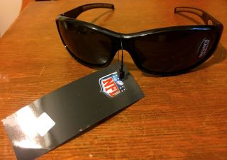 Baltimore Ravens Sunglasses - Nfl Official Product - All Black - Logo On Sides - Tag