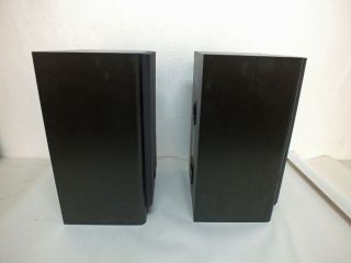 Vintage JBL LX22 Bookshelf Speaker Pair Ebony Black Wood Cabinet 3