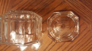 National Baseball Hall Of Fame Souvenir Glass Trinket,  Jewelry Holder Box