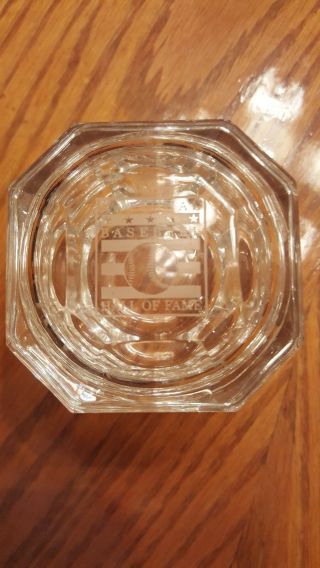 National Baseball Hall Of Fame Souvenir glass trinket,  jewelry holder box 3