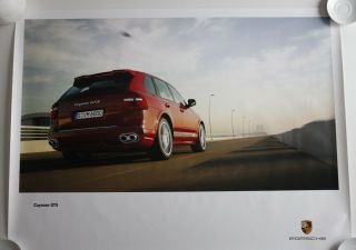 Porsche Cayenne Gts 3 2008 Official Showroom Sales Poster