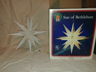 Vintage Christmas Star Of Bethlehem
