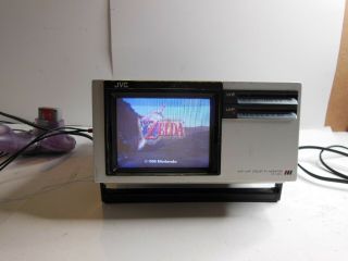 Vintage Jvc Model Cx - 610us Vhf/uhf Color Tv Monitor Portable