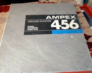 Ampex Grand Master 456 - 17311j - 1/4 X 2500’ Metal Reel 10.  5”