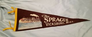 Vintage Vacation Banner - The Sprague,  Vicksburg,  Mississippi